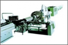 PE.PP钢丝编制包覆增强高压管材生产线