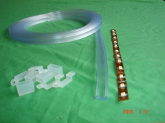 东莞塑胶押出PVC软灯条套管
