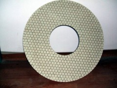 郑州万邦陶瓷结合剂金刚石双端面研磨盘 研磨铅玻璃