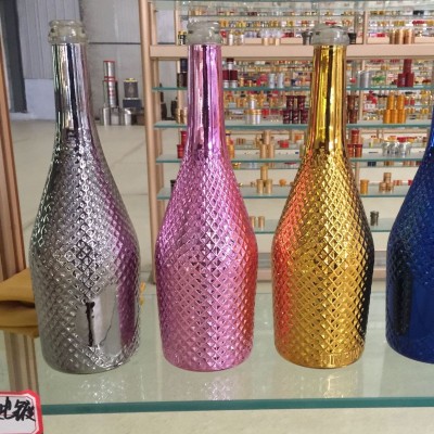 广州玻璃酒瓶真空电镀厂，广州玻璃酒瓶UV电镀厂