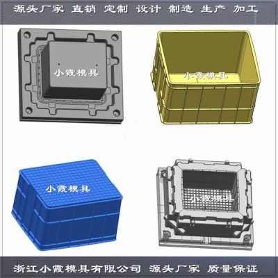 中国塑胶模具PE注塑冷藏箱模具