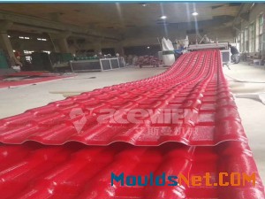 安徽阜阳树脂瓦生产线设备、张家港树脂瓦机器生产厂家