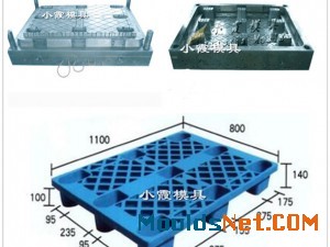 台州注塑模具源头厂家1.2X1米网格PE站板模具加工制造