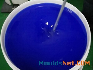 蓝色液槽胶 液槽空气过滤器用的密封硅胶