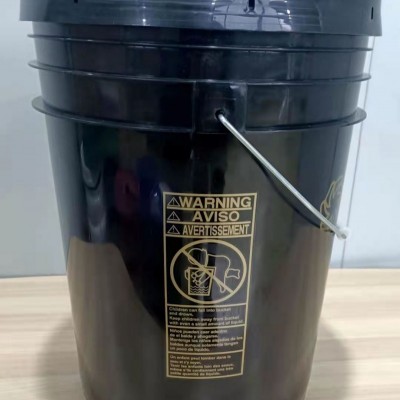20升黑色避光美式塑料桶水性油墨包装桶